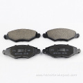 D1143Ceramic Brake Pads On Front of Peugeot206